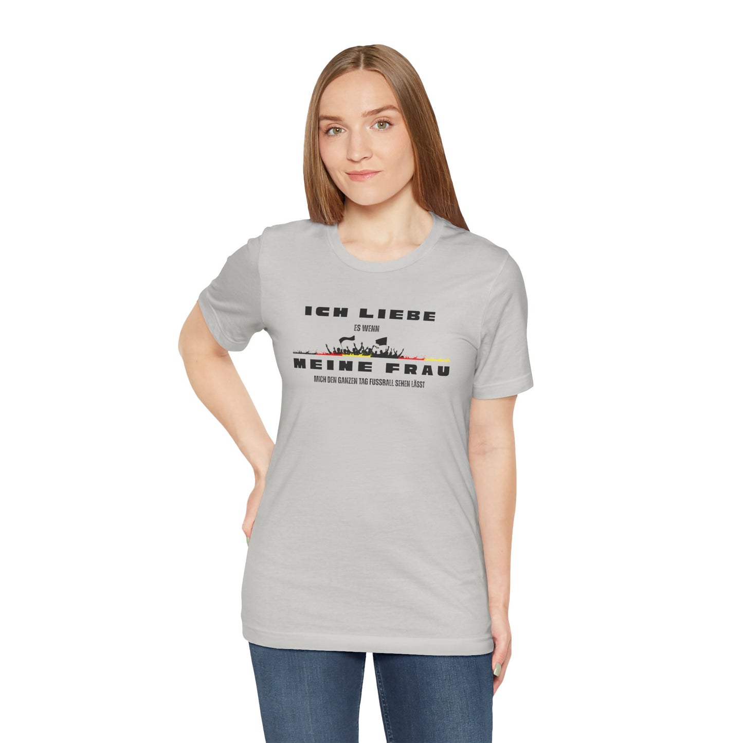 Funny Unisex Jersey Tee - "Ich Liebe Meine Frau" T-Shirt