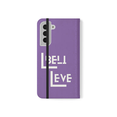 Handyhülle - inspirational Flip Case - 'Believe in You' Phone Cover