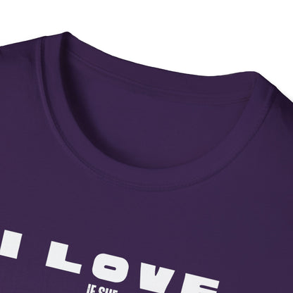 Minimalist Red Graphic Unisex T-Shirt - I love my wife