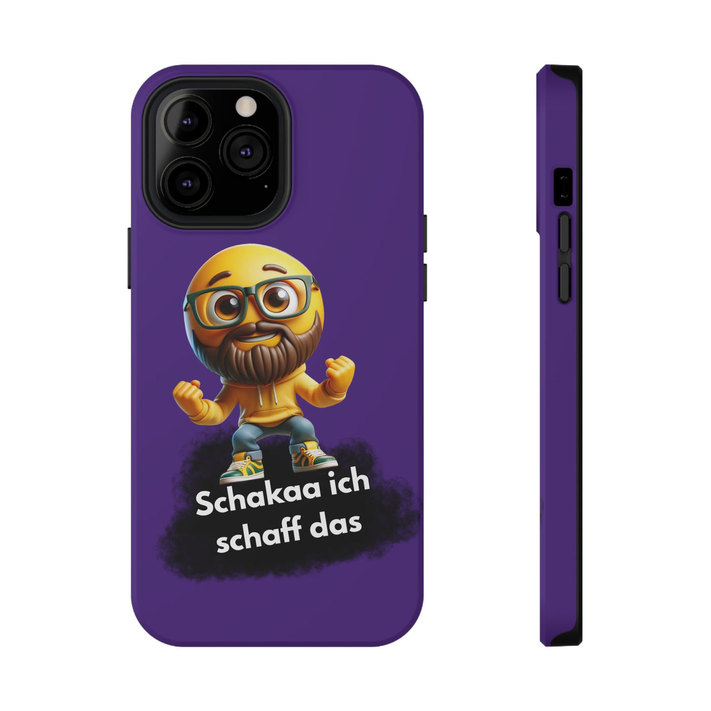 Motivational Impact-Resistant Phone Case - "Schakaa ich schaff das"