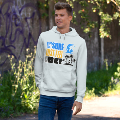 Just Surf Hooded Sweatshirt - Perfect for Beach Lovers and Surf Enthusiasts