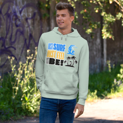 Just Surf Hooded Sweatshirt - Perfect for Beach Lovers and Surf Enthusiasts