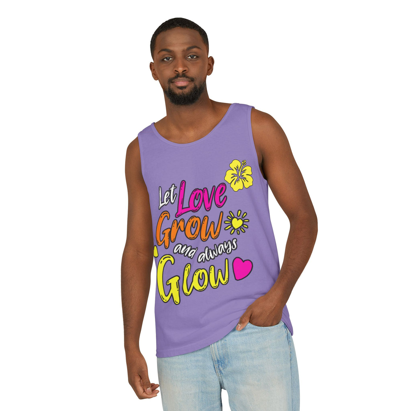 Tank Let Love Grow ... , Motivational Workout Shirt