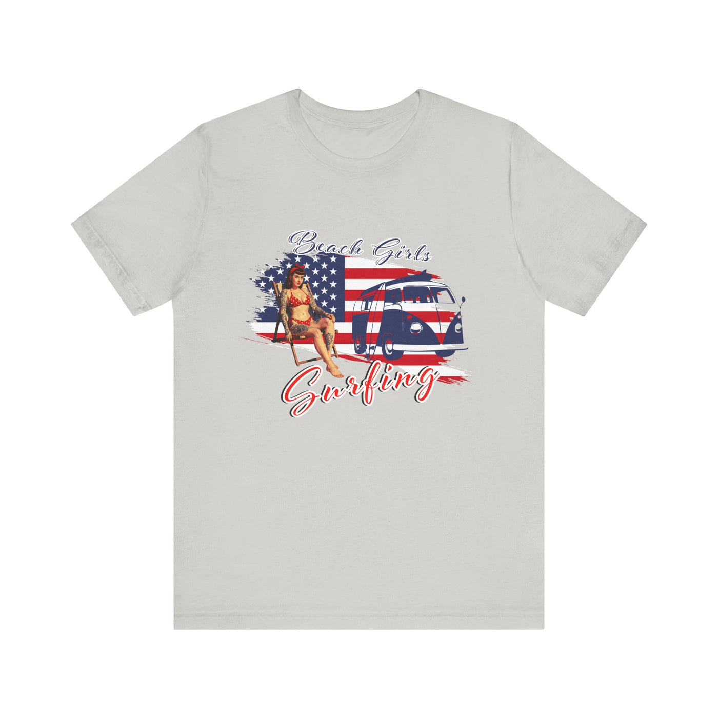 Beach Girls Surfing USA