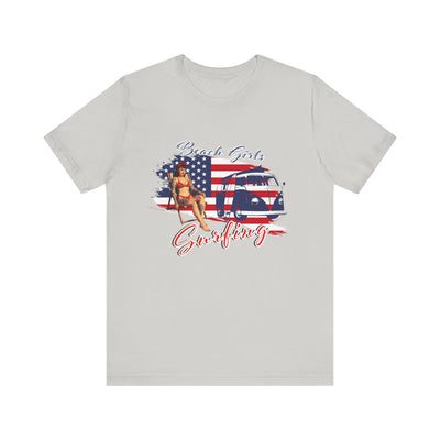 Beach Girls Surfing USA