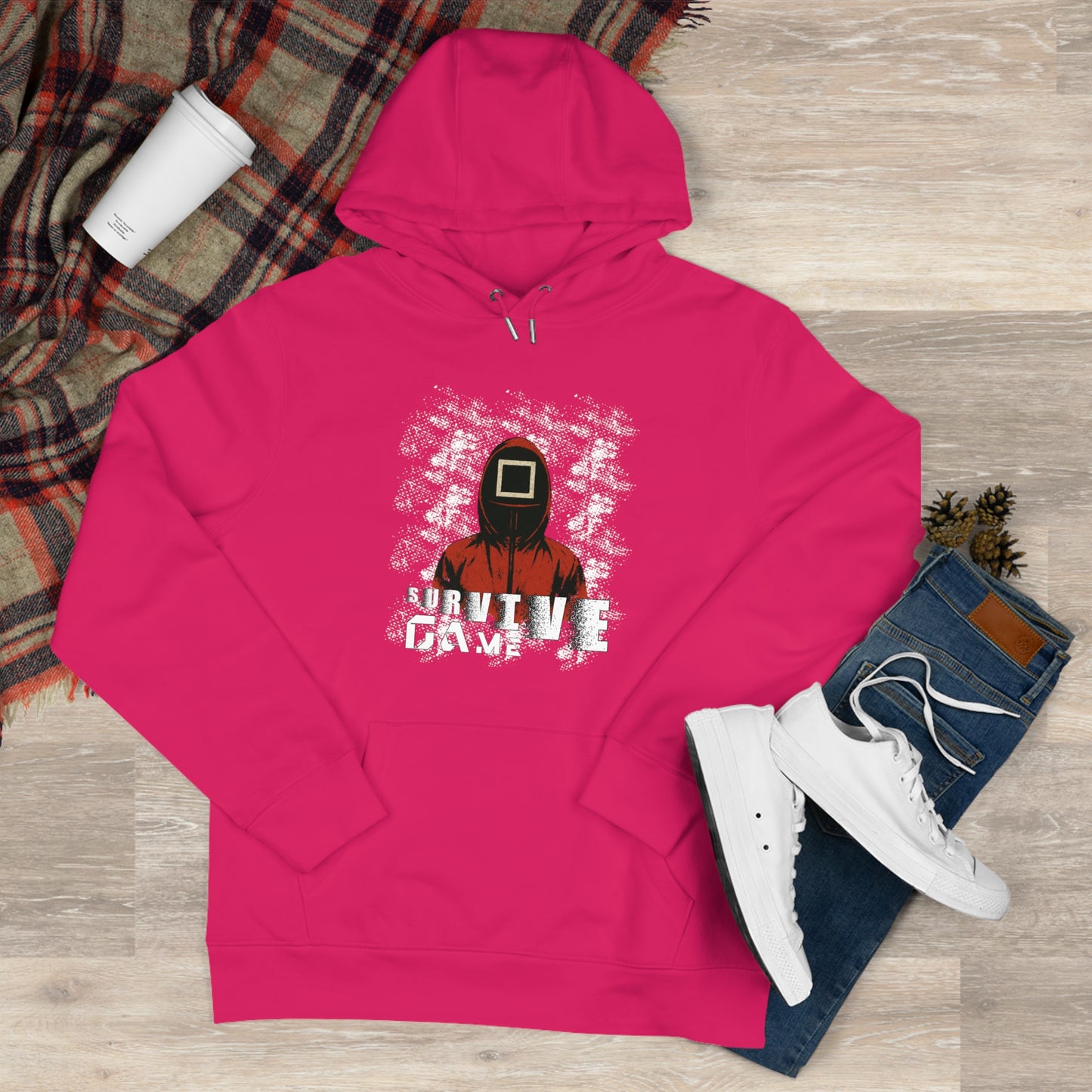 Squid game Hoodie - survive game 