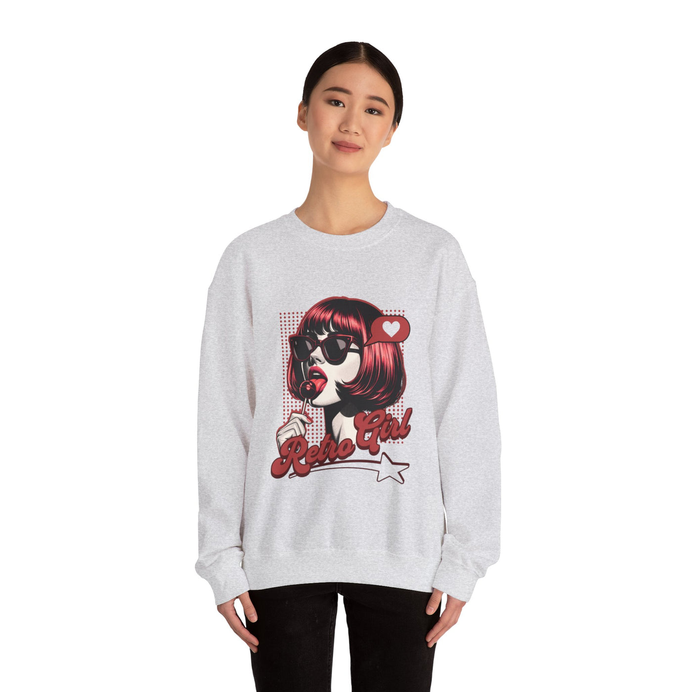 Retrogirl  Pop Art Women's Sweatshirt