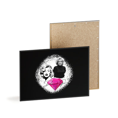 Vintage Marilyn Monroe Poster with Wooden Frame