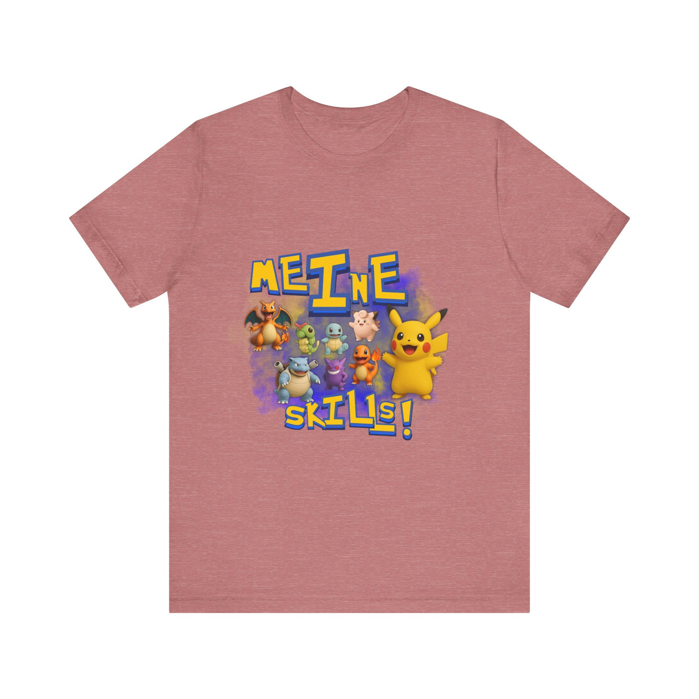 Pokemon Skills Unisex Tee, Fun Casual Shirt