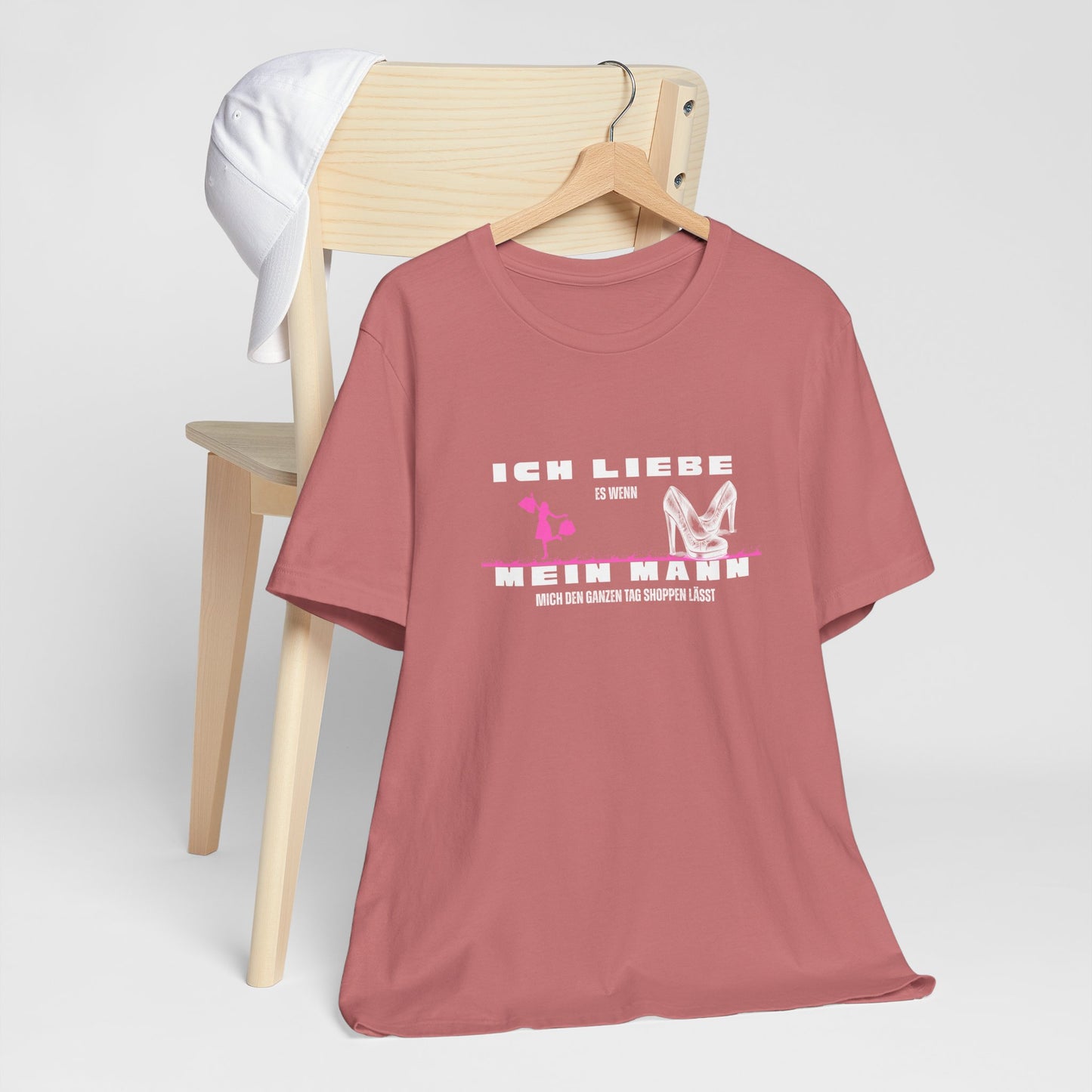 I Love My Husband "Shopping" Unisex Jersey Short Sleeve Tee
