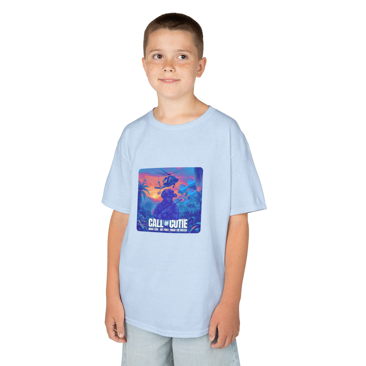 Call of Cutie Unisex Oversized Boxy Tee - Chill Vibes for Game Lovers for Teens