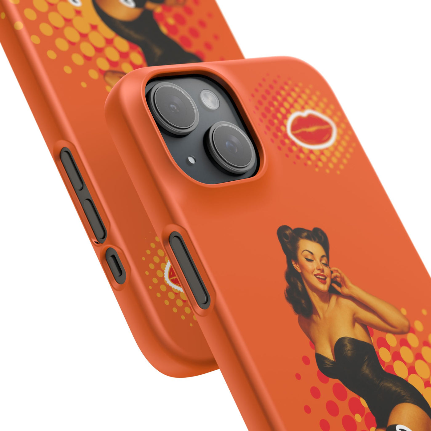 Retro Pin-Up - Handyhülle - Snap Case - Bold 'Wow' Design