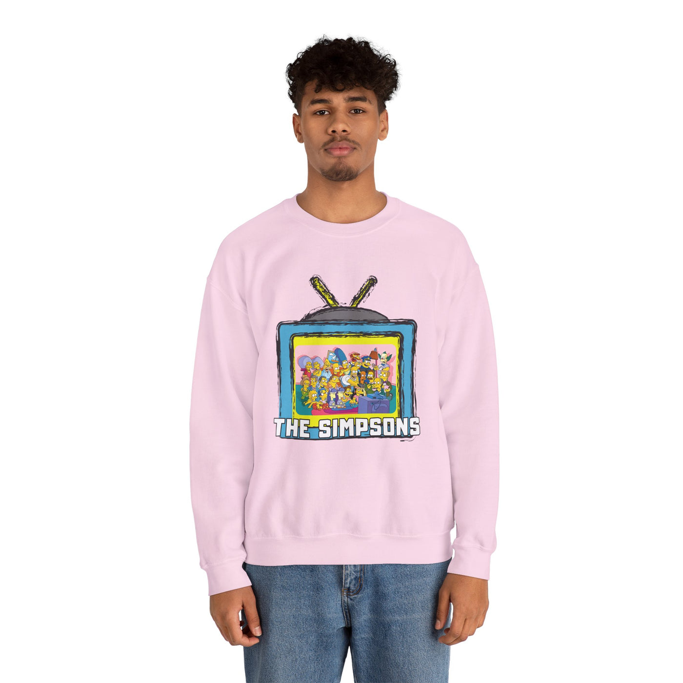 The Simpsons Unisex Heavy Cotton Sweatshirt