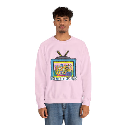 The Simpsons Unisex Heavy Cotton Sweatshirt
