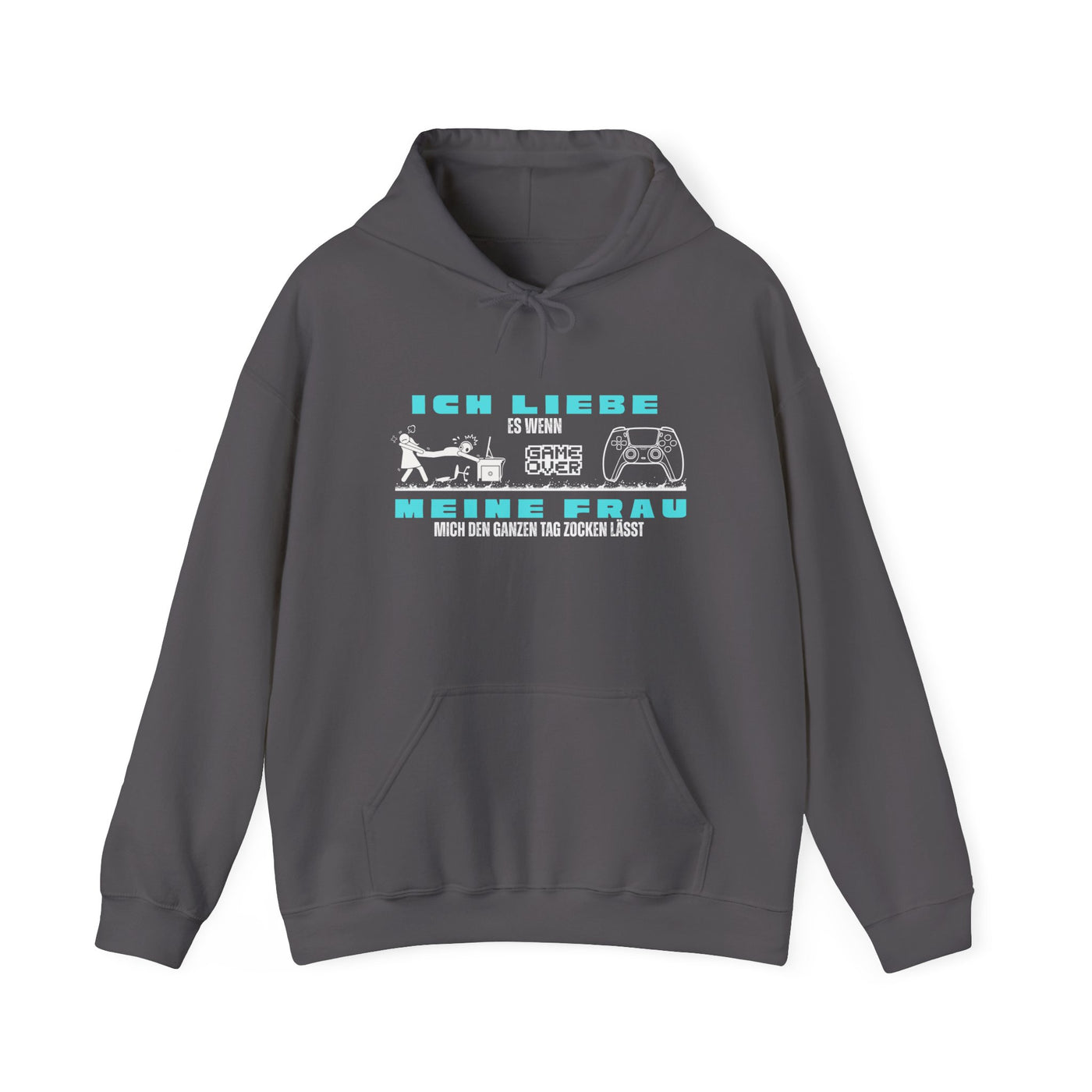 Gaming Love Unisex Hooded Sweatshirt - "Ich Liebe Es Wenn Meine Frau"