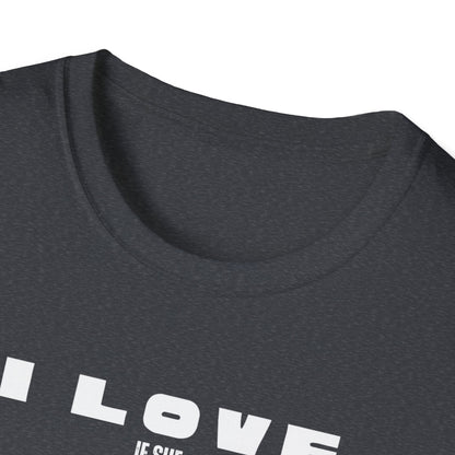 Minimalist Red Graphic Unisex T-Shirt - I love my wife