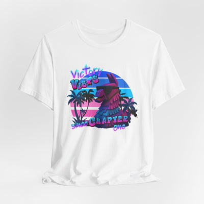 Retro Fortnite Vibe Unisex Short Sleeve Tee - 'Victory' Chapter One Graphic