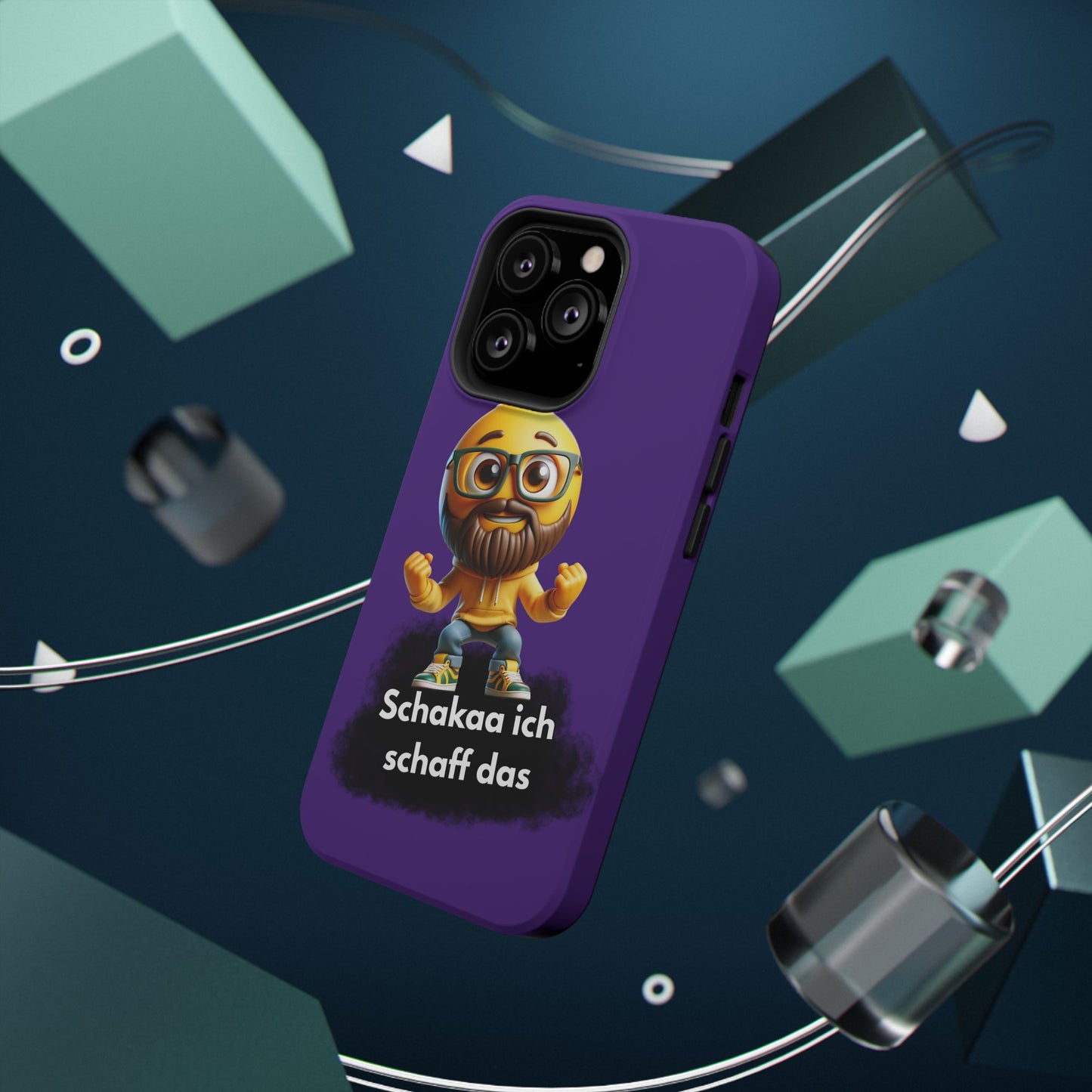 Motivational Impact-Resistant Phone Case - "Schakaa I can do it"