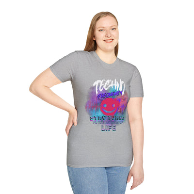 Techno Vibe Unisex T-Shirt | Stay Tuned to the Rhythum of Life