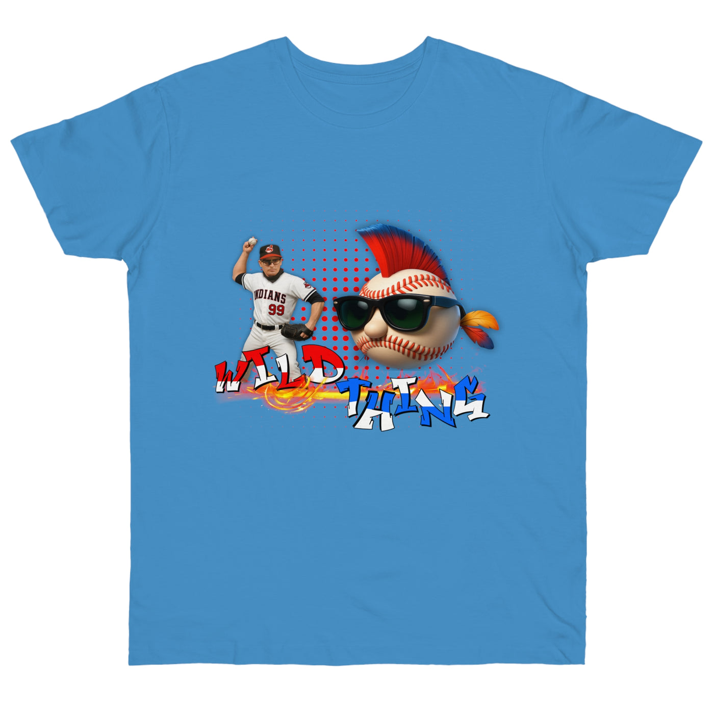 Charlie Sheen Wild Thing  - Baseball Fan T-Shirt