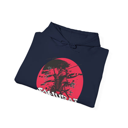 Samurai Inspired Hoodie, Cozy Streetwear,