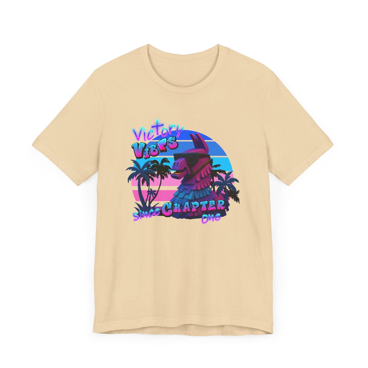 Retro Fortnite Vibe Unisex Short Sleeve Tee - 'Victory' Chapter One Graphic