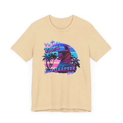 Retro Fortnite Vibe Unisex Short Sleeve Tee - 'Victory' Chapter One Graphic