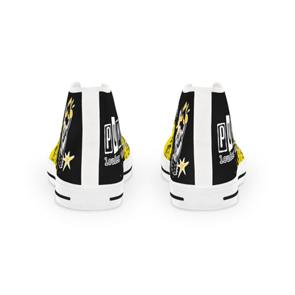 Trendy High Top Sneakers "louder than manowar" Sneaker