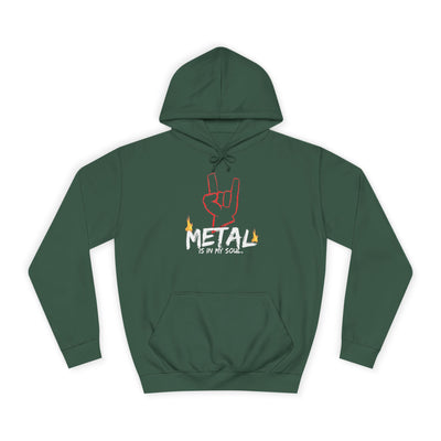 "Metal" Music Unisex College Hoodie