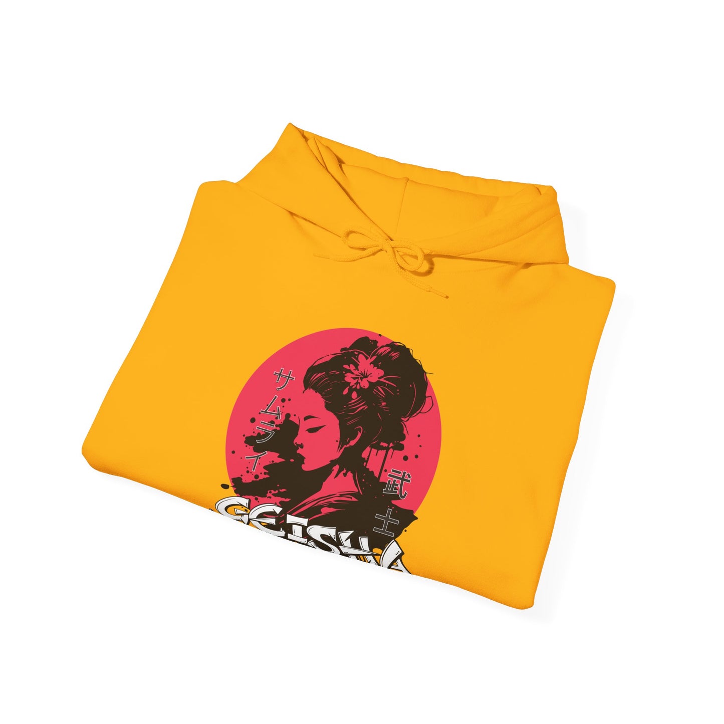 "Geisha Inside"Fleece Hoodie, Cozy