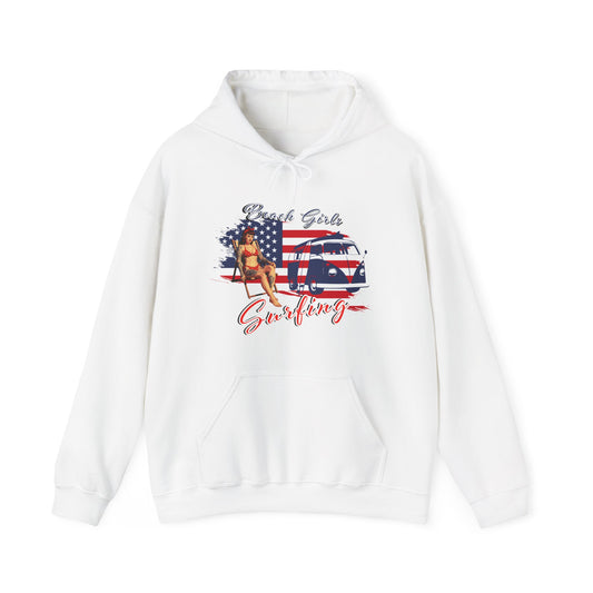 Beach Girls Surfing USA Hoodie