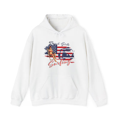 Beach Girls Surfing USA Hoodie