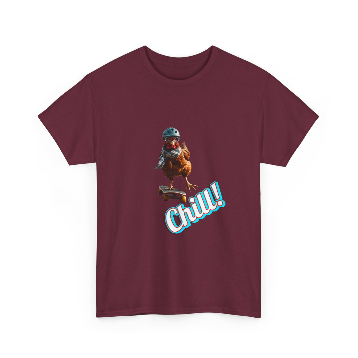 Chill Skateboarding Chicken Shirt