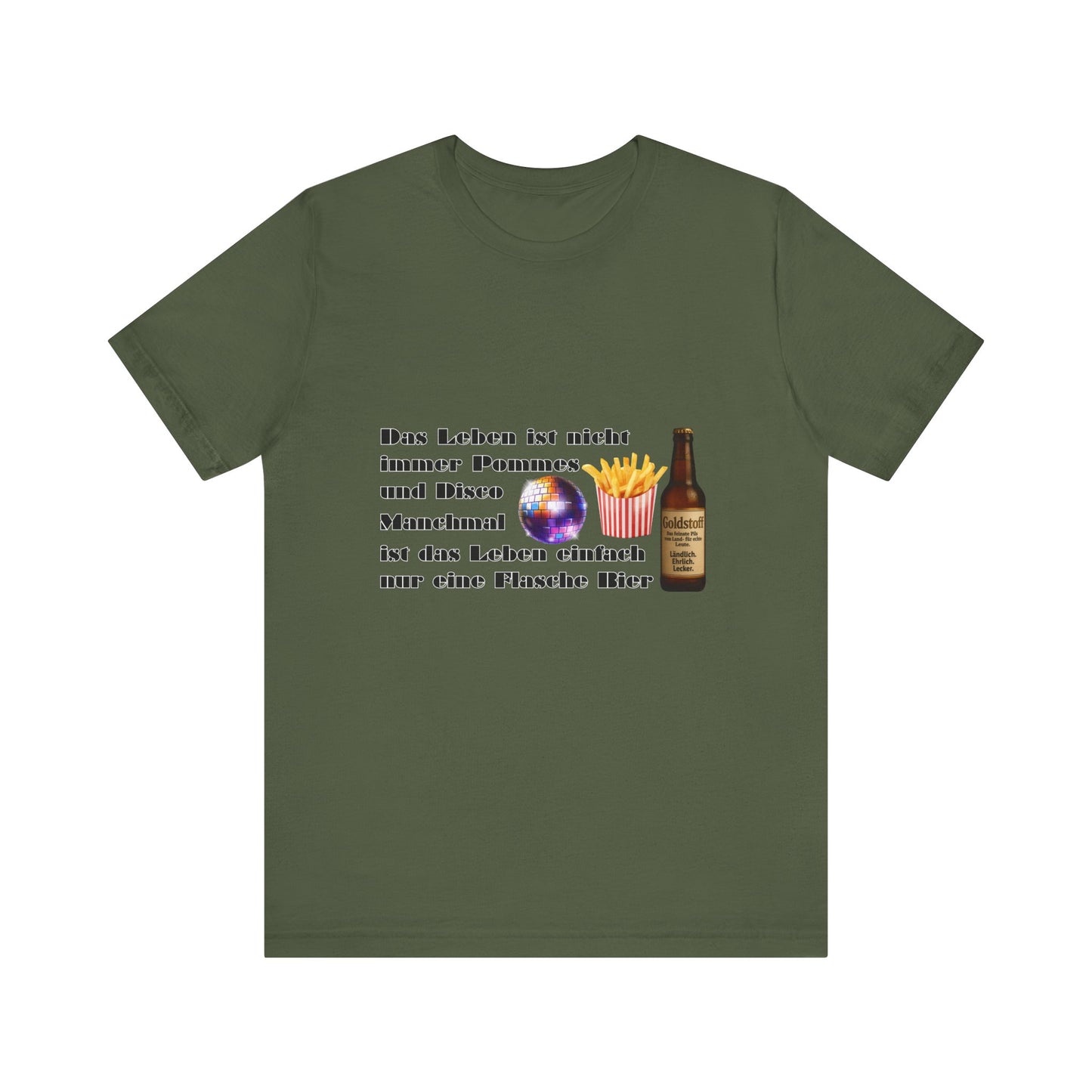 Pommes, Disco & Bier Shirt- Unisex