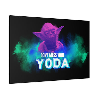 Inspirational Yoda Canvas Art - Modern Wall Decor for Star Wars Fans