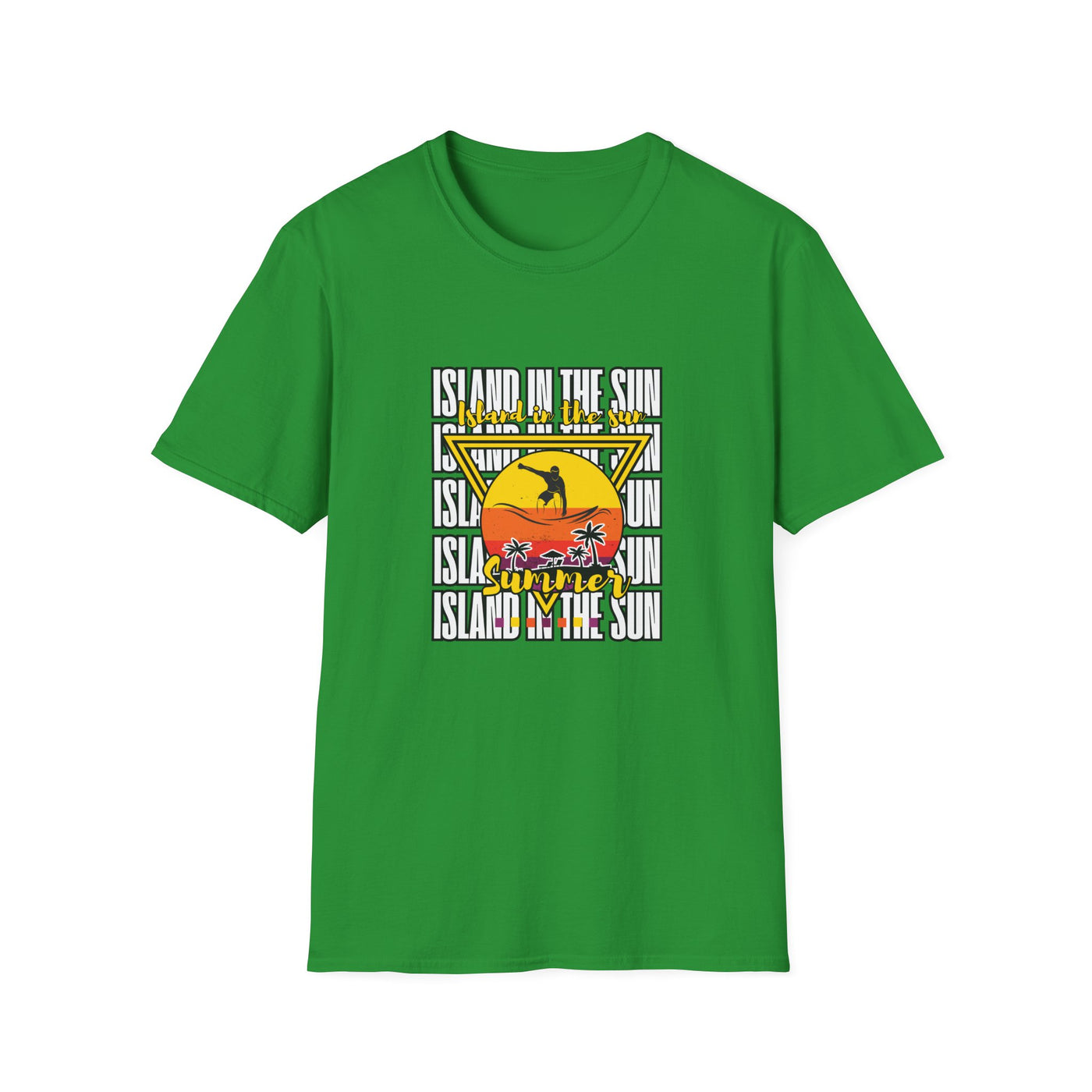 Island in the Sun Unisex Softstyle T-Shirt -Beach Vibes