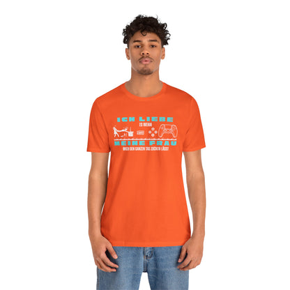 Ich Liebe Meine Frau T-Shirt - Unisex Jersey Tee for Gamers