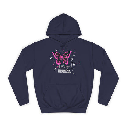 Hoodie Achtung ich entfalte mich - es glitzert gleich