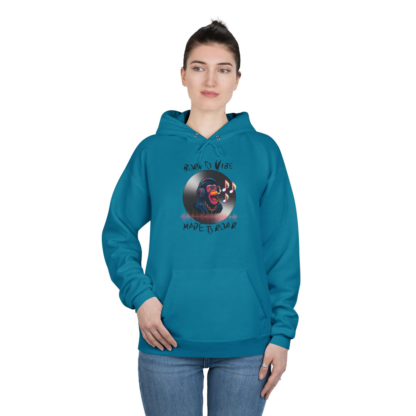 Born to Vibe Hoodie - cool monkey design / Monkey