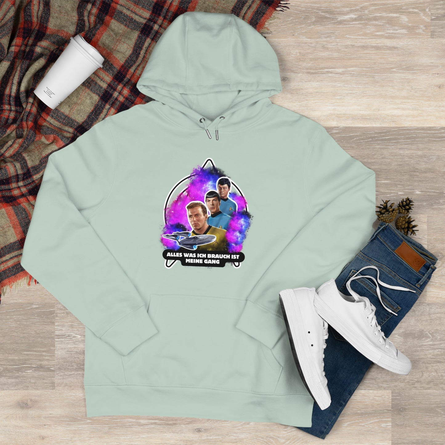 Hoodie Sweatshirt - Star Trek "All I need is my gang"