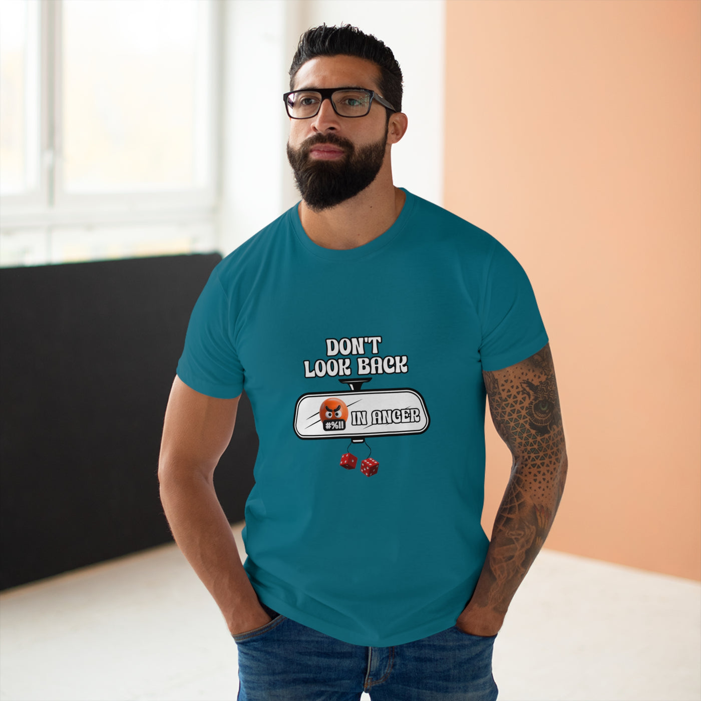 Don't Look Back in Anger Men's T-Shirt, Motivational