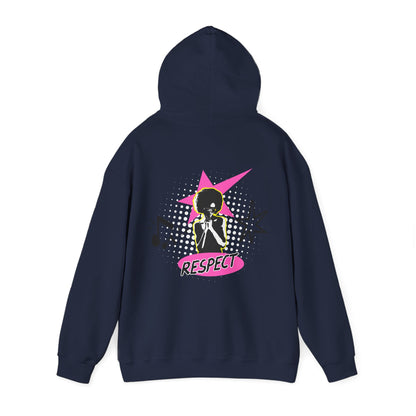 Respect Unisex Hooded Sweatshirt, Streetwear Hoodie