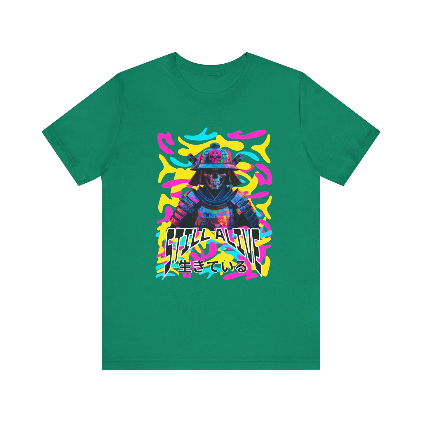 Samurai Still alive Shirt - mit Japanischer Schrift