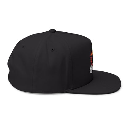 Trust in You Embroidered Flat Bill Cap - Motivational Hat for Confidence & Style