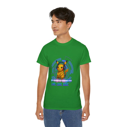 Rave T-Shirt, Fun Music Shirt, Live Love Rave - Techno - Pokemon