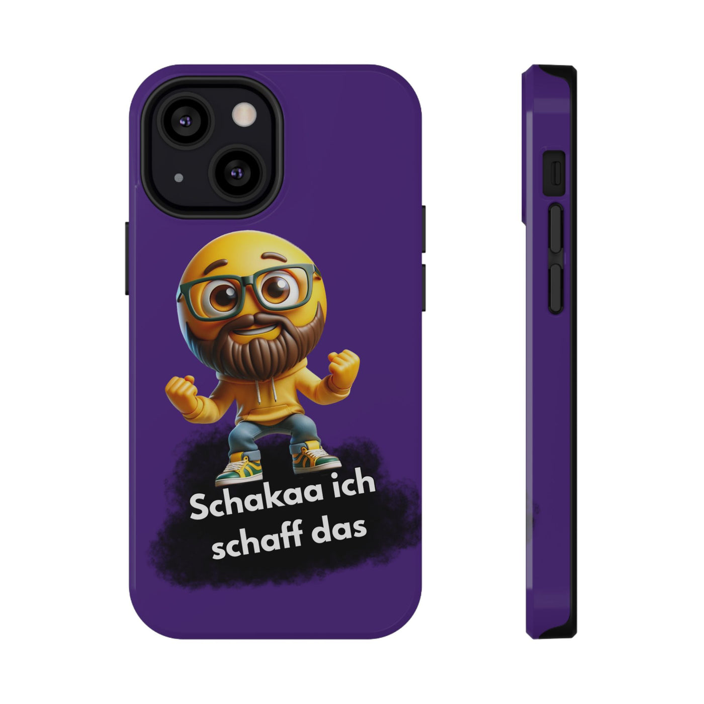 Motivational Impact-Resistant Phone Case - "Schakaa ich schaff das"
