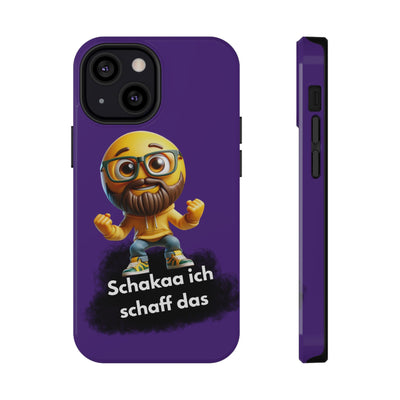 Motivational Impact-Resistant Phone Case - "Schakaa ich schaff das"