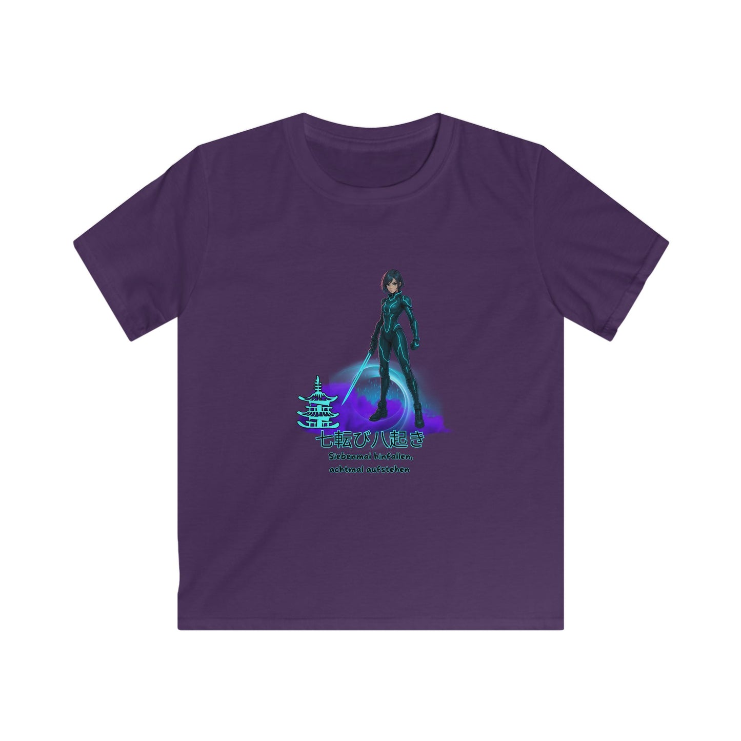T-Shirt - Anime "siebenmal hinfallen - achtmal aufstehen" for Teens