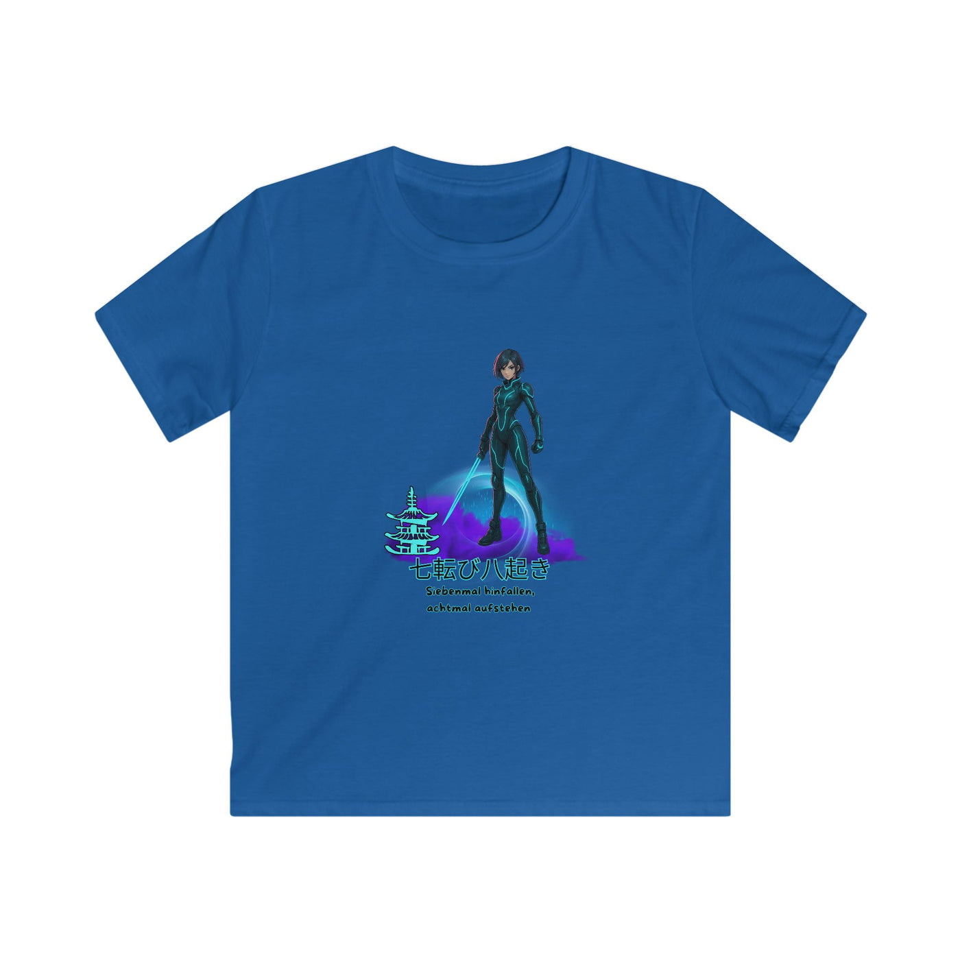 T-Shirt - Anime "siebenmal hinfallen - achtmal aufstehen" for Teens