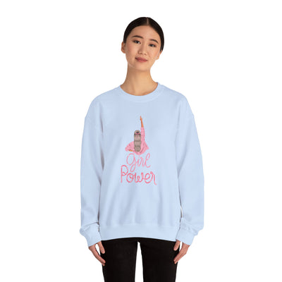 Girl Power Unisex Crewneck Sweatshirt,